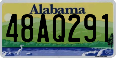 AL license plate 48AQ291