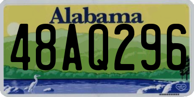 AL license plate 48AQ296
