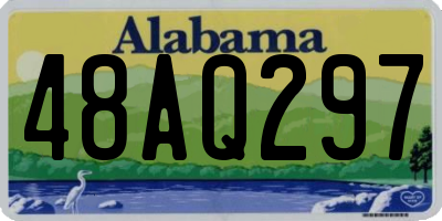 AL license plate 48AQ297