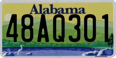 AL license plate 48AQ301