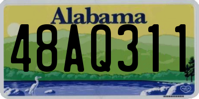 AL license plate 48AQ311