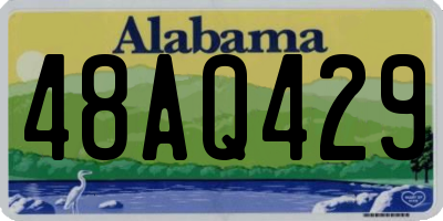 AL license plate 48AQ429