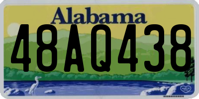 AL license plate 48AQ438