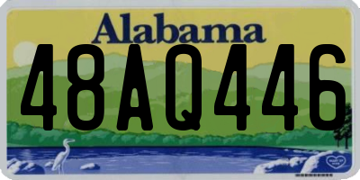 AL license plate 48AQ446