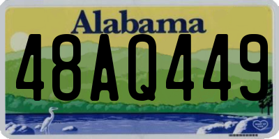 AL license plate 48AQ449