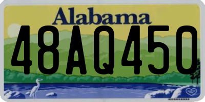 AL license plate 48AQ450