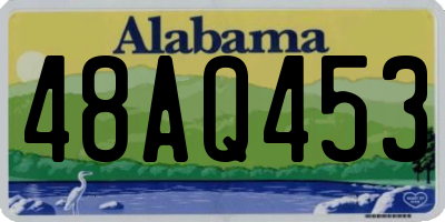 AL license plate 48AQ453