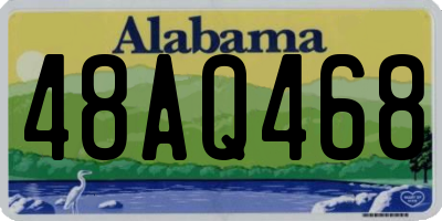 AL license plate 48AQ468