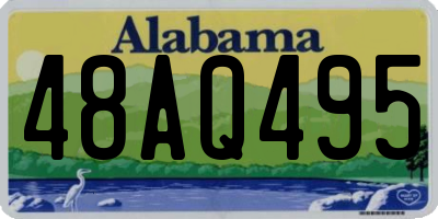 AL license plate 48AQ495