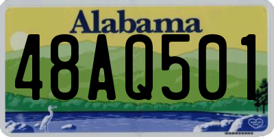 AL license plate 48AQ501