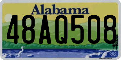 AL license plate 48AQ508