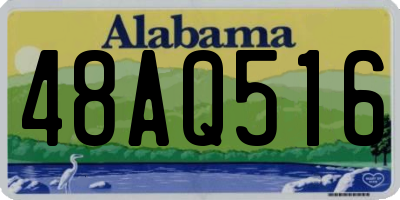 AL license plate 48AQ516
