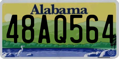 AL license plate 48AQ564