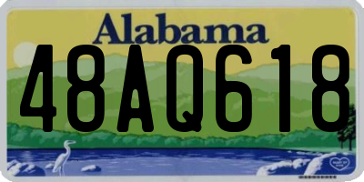 AL license plate 48AQ618