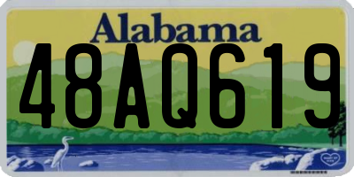 AL license plate 48AQ619