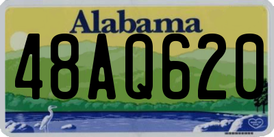 AL license plate 48AQ620
