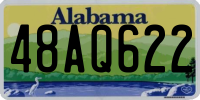 AL license plate 48AQ622