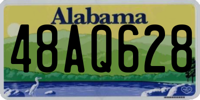 AL license plate 48AQ628