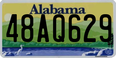 AL license plate 48AQ629