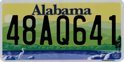 AL license plate 48AQ641