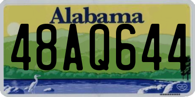 AL license plate 48AQ644