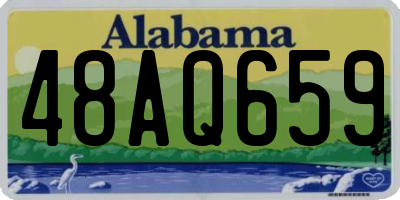 AL license plate 48AQ659
