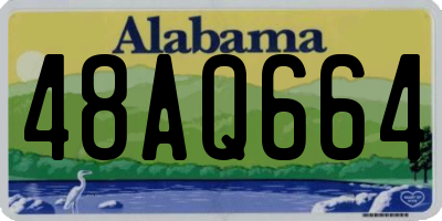 AL license plate 48AQ664