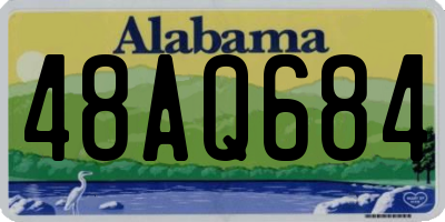 AL license plate 48AQ684