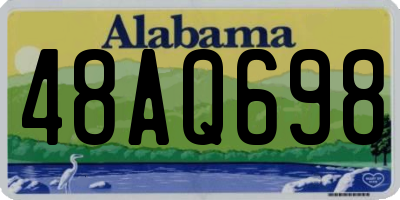 AL license plate 48AQ698