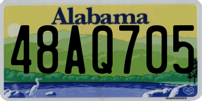 AL license plate 48AQ705