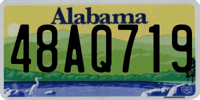 AL license plate 48AQ719