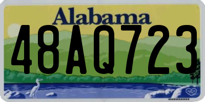 AL license plate 48AQ723