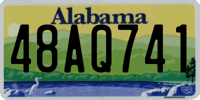 AL license plate 48AQ741