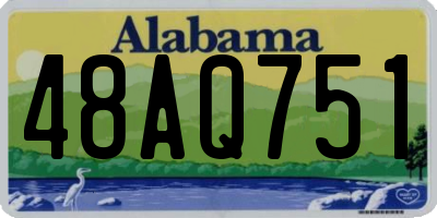 AL license plate 48AQ751