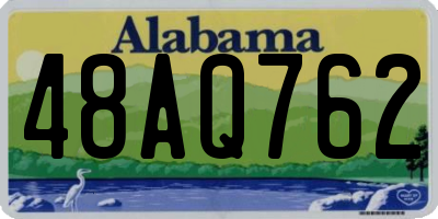 AL license plate 48AQ762
