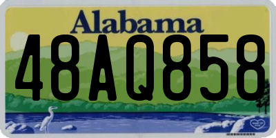 AL license plate 48AQ858