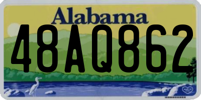 AL license plate 48AQ862