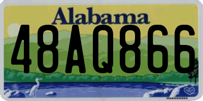AL license plate 48AQ866