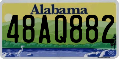 AL license plate 48AQ882
