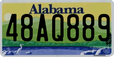 AL license plate 48AQ889