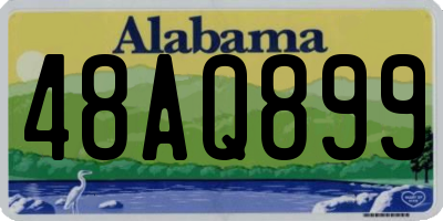 AL license plate 48AQ899