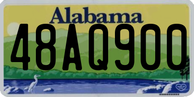 AL license plate 48AQ900