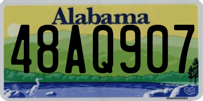 AL license plate 48AQ907