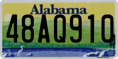 AL license plate 48AQ910