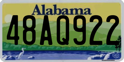 AL license plate 48AQ922