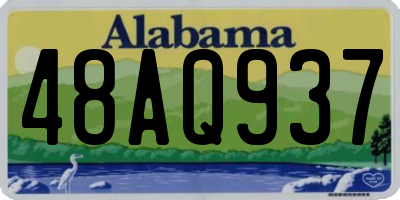 AL license plate 48AQ937