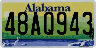 AL license plate 48AQ943