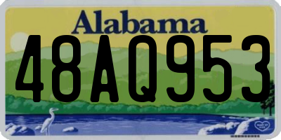 AL license plate 48AQ953