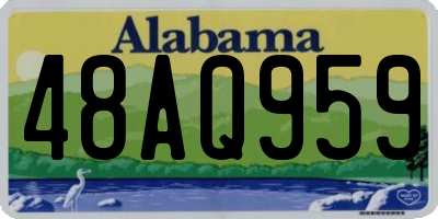 AL license plate 48AQ959