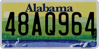 AL license plate 48AQ964